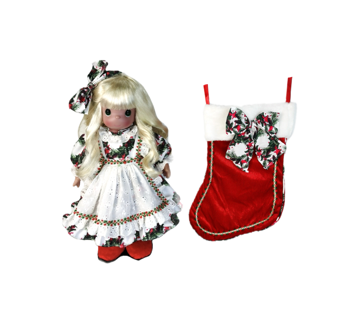 Precious moments christmas dolls on sale