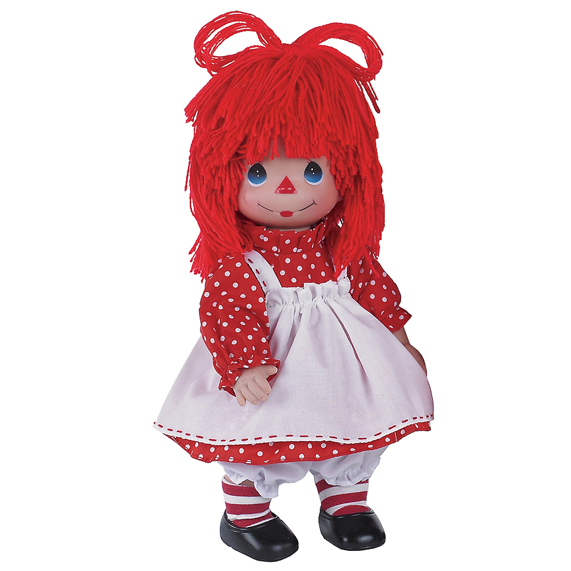 raggedy ann doll red dress Vintage Handmade Raggedy Ann Doll
