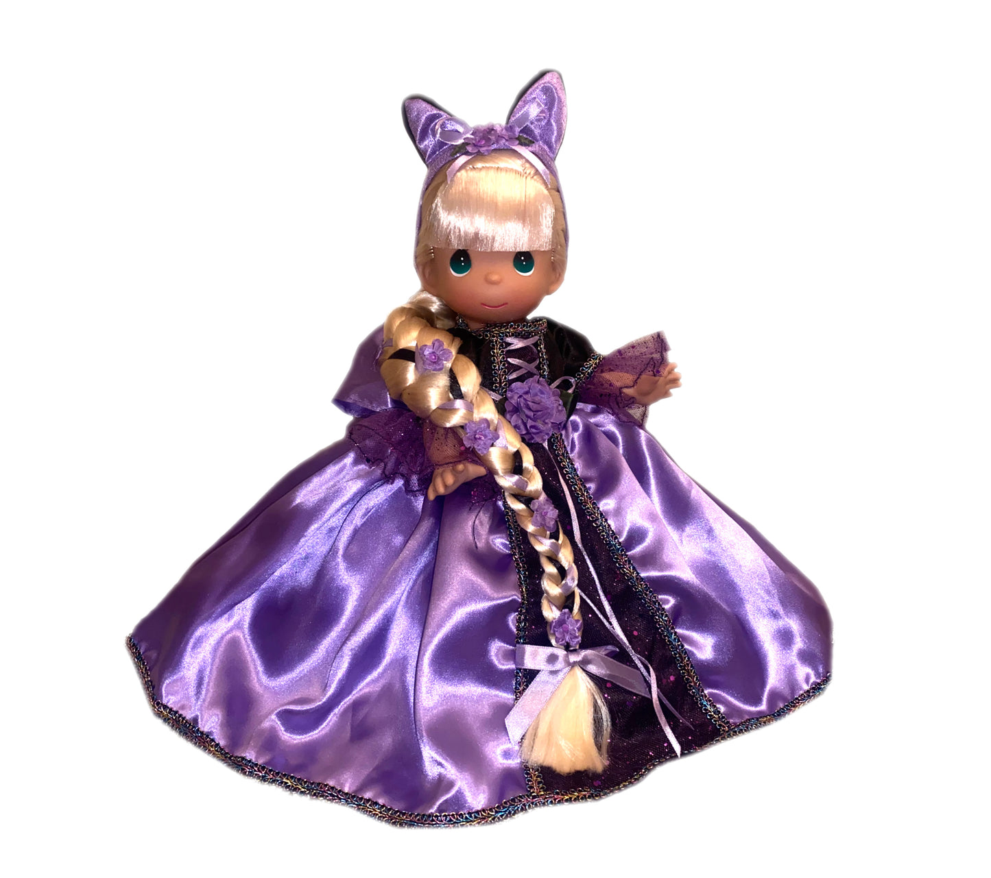 LIMITED EDITION Signed Halloween Purple Cat - Rapunzel 12” Doll