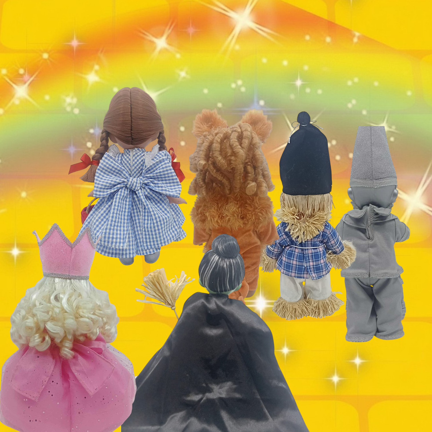 Follow the Yellow Brick Road - Wizard of OZ - by Linda Rick - The Doll Maker