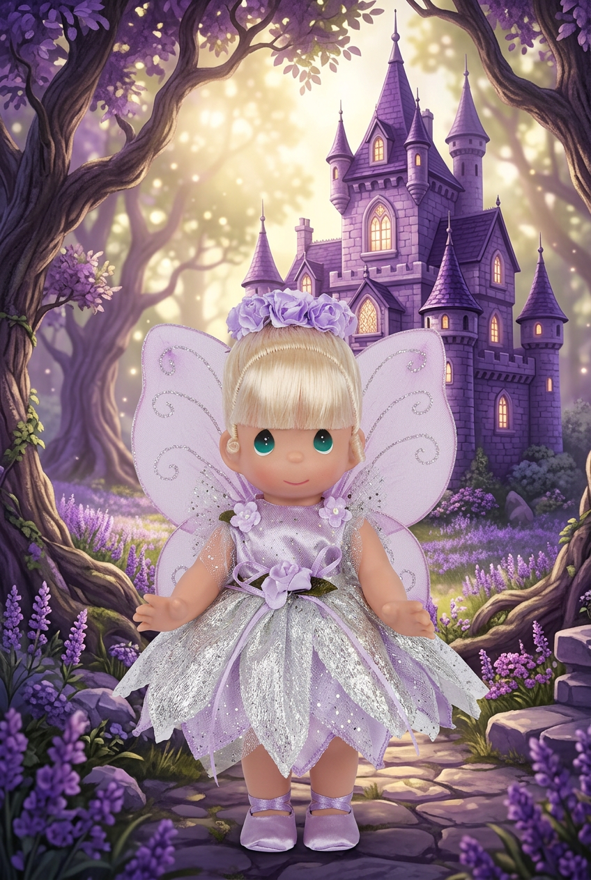 Lavendar Tinker Bell - 12” Doll