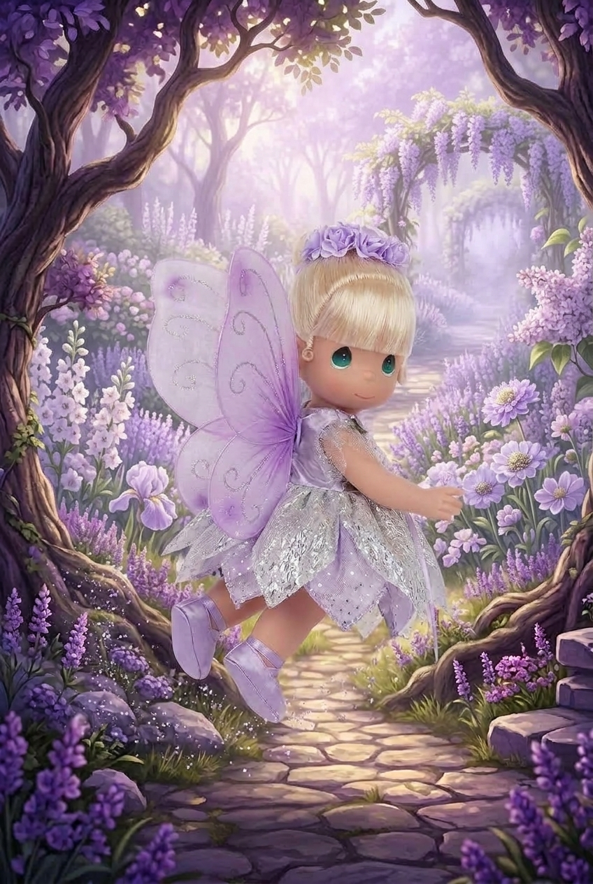 Lavendar Tinker Bell - 12” Doll
