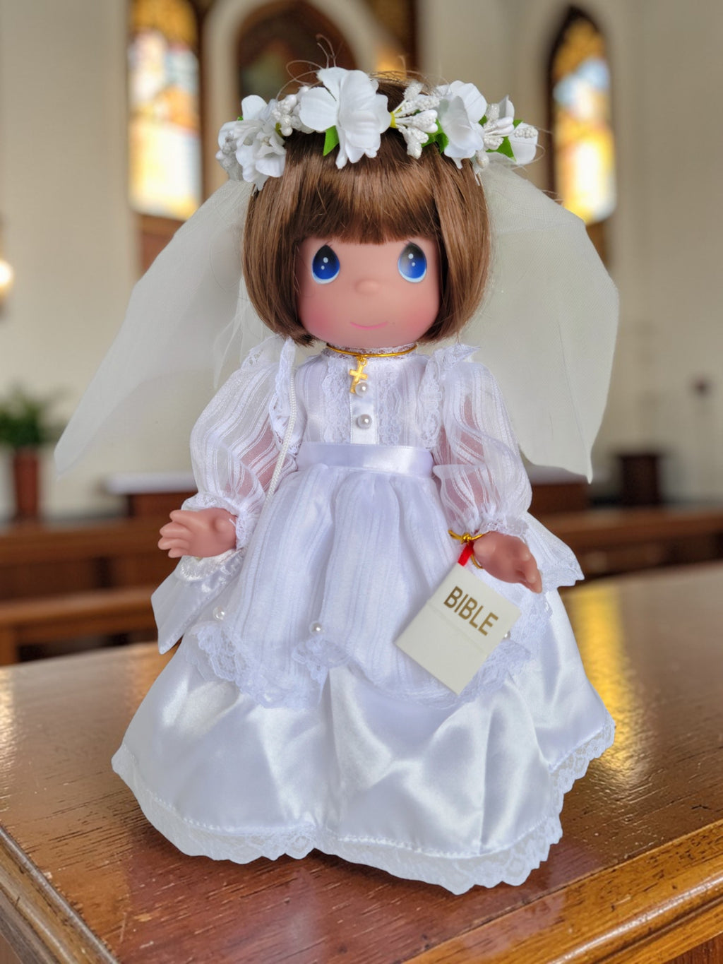 My First Communion Auburn - 12” Doll