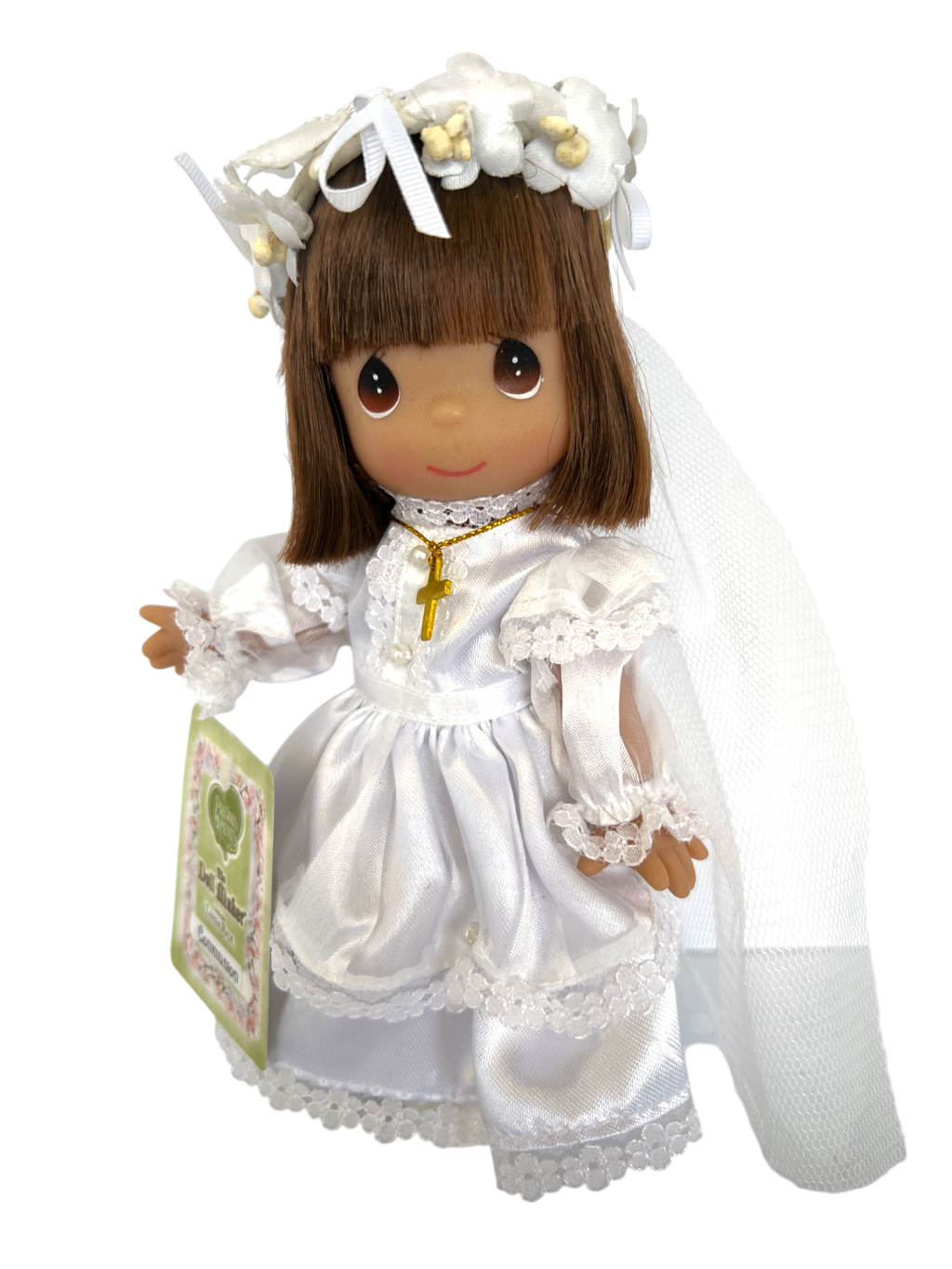 My First Communion, Brunette, 7"-doll