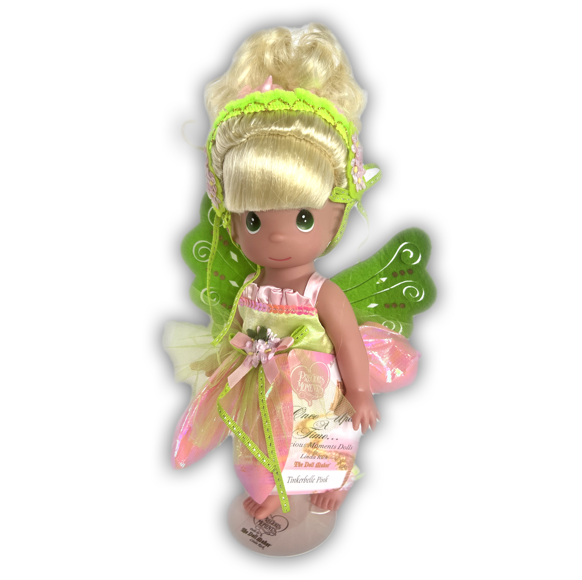 Tinker Bell - pink & green 12" doll