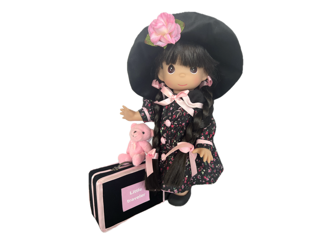 Little Traveler - Brunette 12” Doll