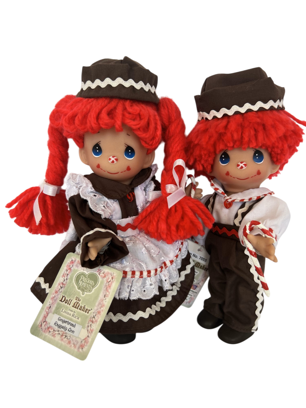 RAA Gingerbread Raggedy Ann & Andy Set - 7-inch Dolls