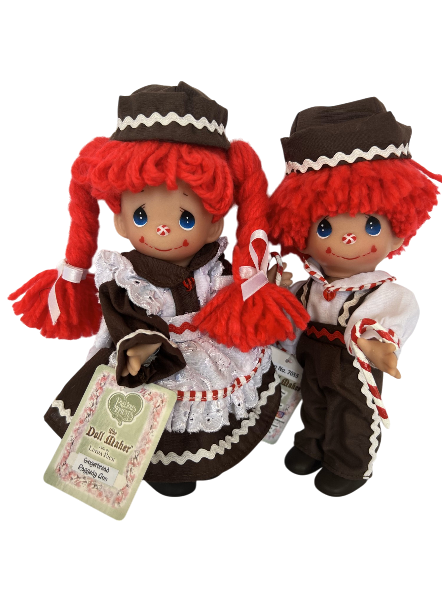 RAA Gingerbread Raggedy Ann & Andy Set - 7-inch Dolls