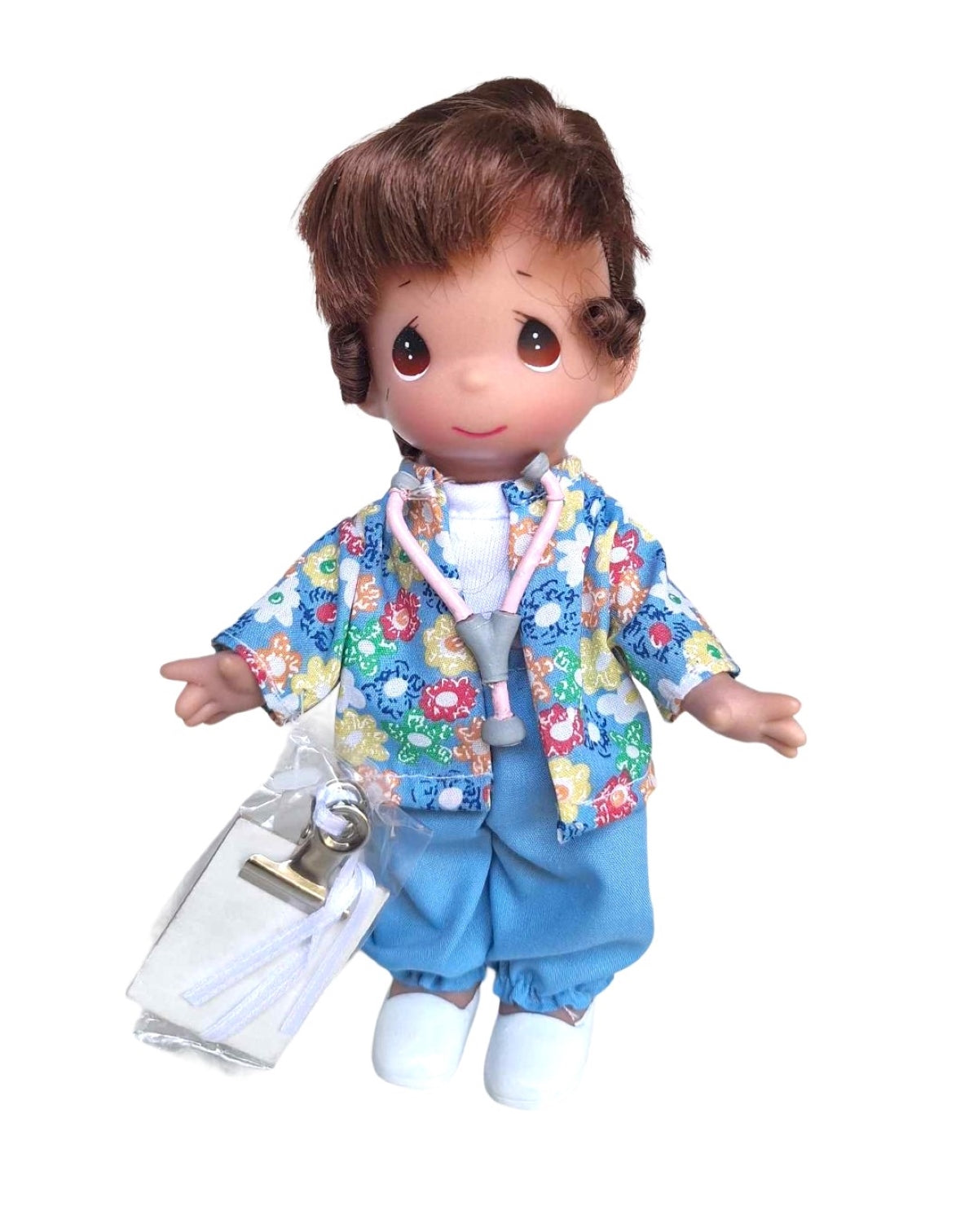 Caring for You Nurse - Brunette- 7” Doll