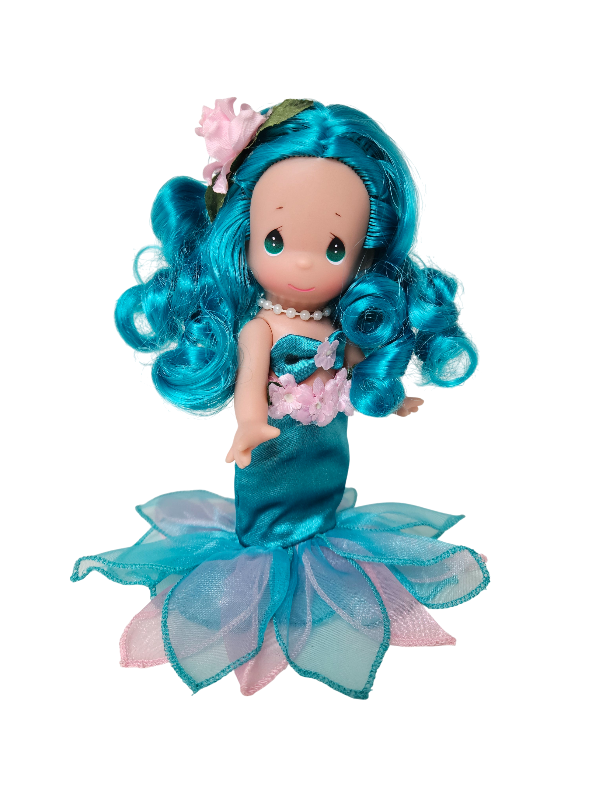 Mermaid Wishes & Starfish Kisses - Teal - 7 Inch Doll