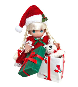 Christmas Surprise! - Blonde 9” Doll