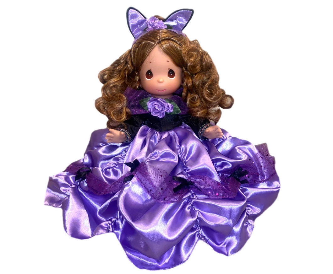 Halloween Purple Cat - 12” Doll