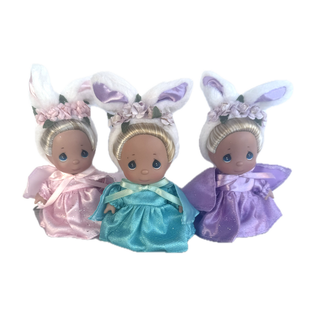 SIGNED By Linda Rick Easter Mini Fairies - 5” Set