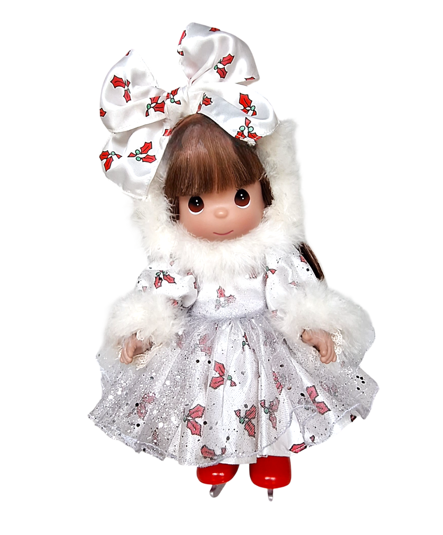 Skating Through The Holiday - Brunette 12” Doll