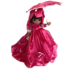 Valentines Lovely Parasol Girl - 12” Doll