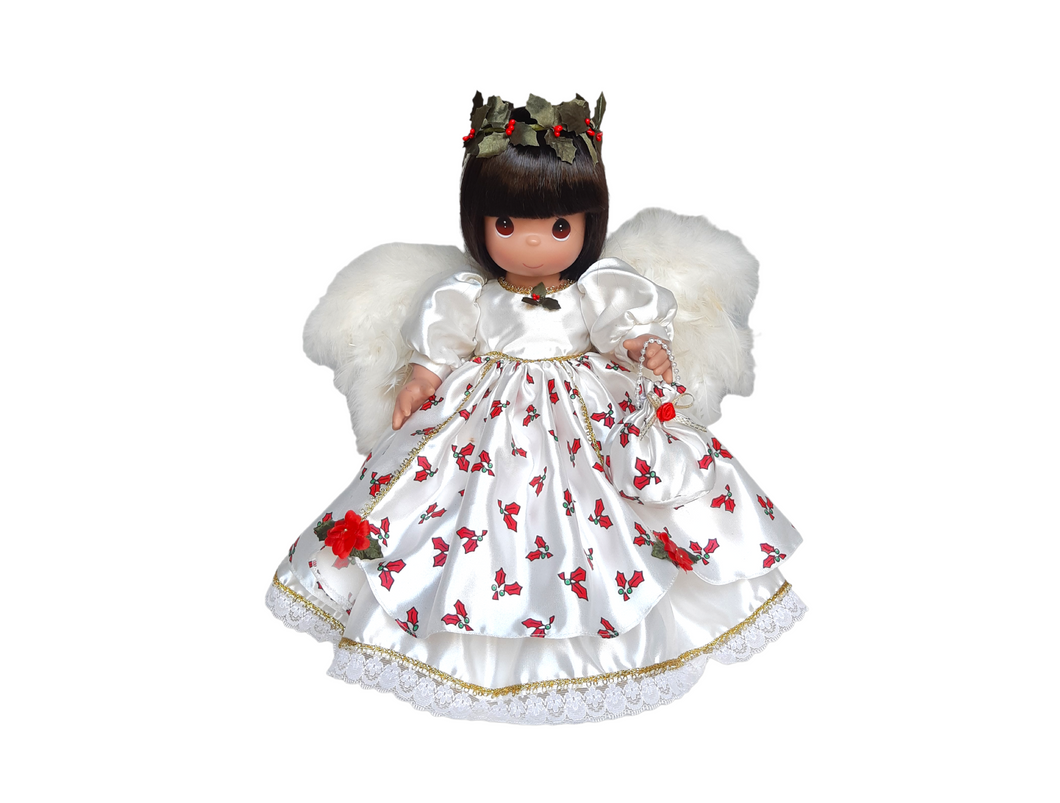 Silent Night Holly Night - Brunette 12” Doll