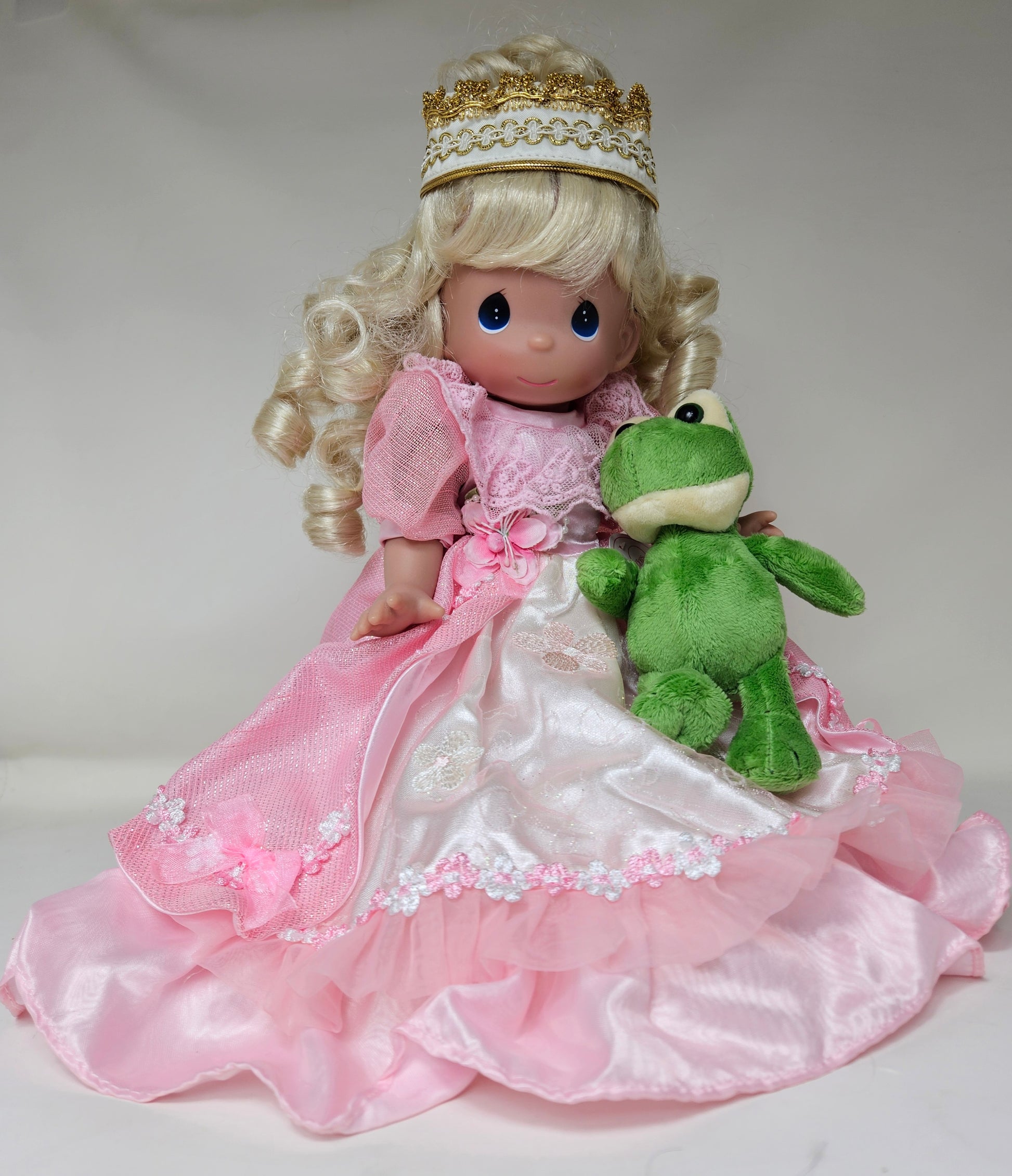 How many frogs must I kiss?  - 12” Blonde Curly