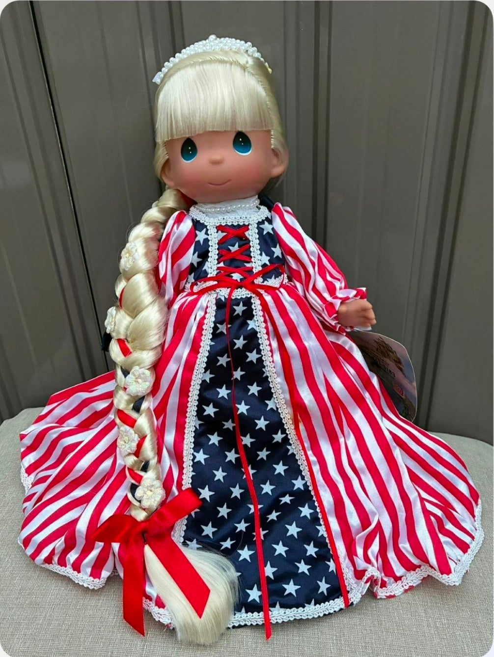 Patriotic Rapunzel - 12” Doll