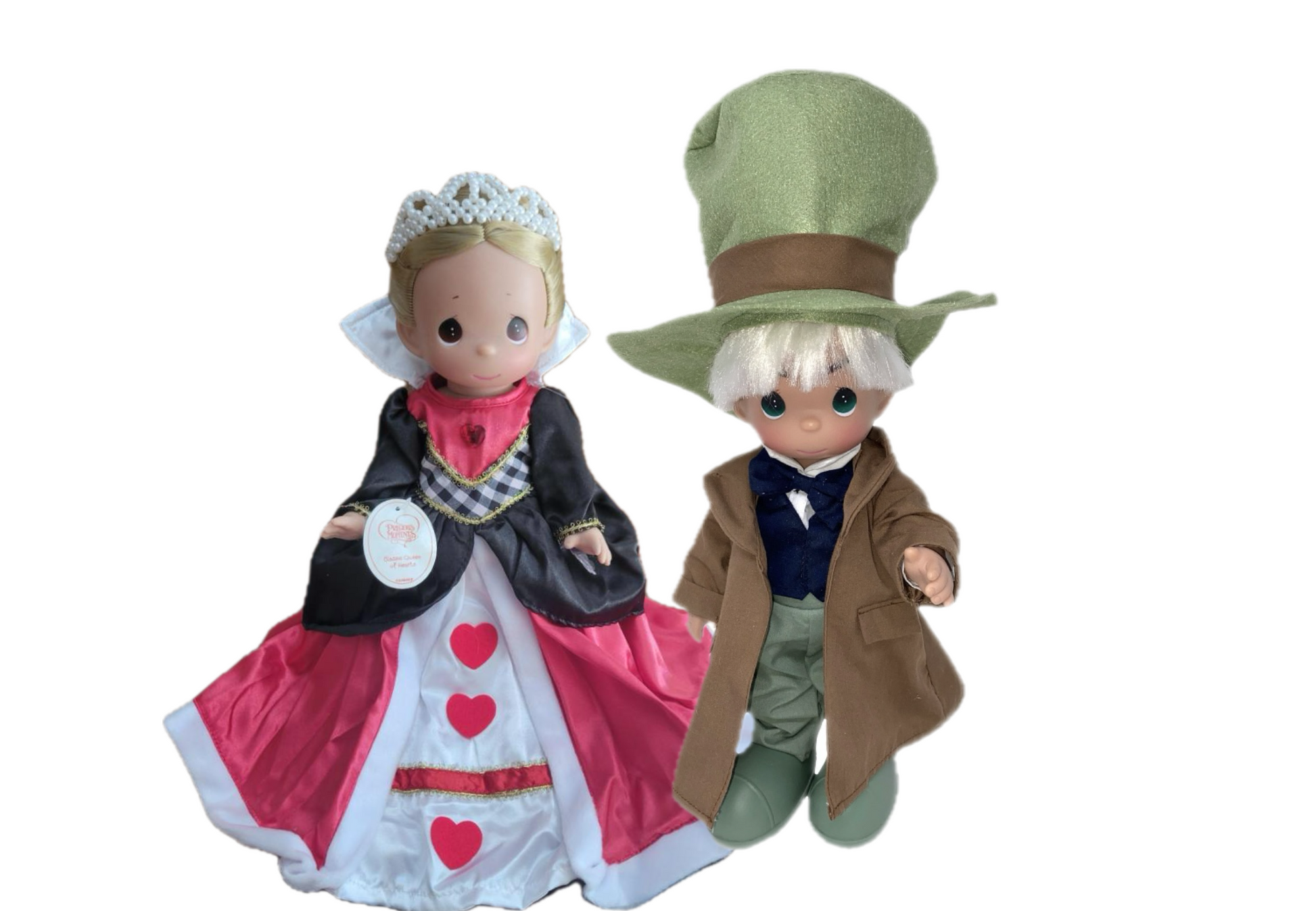 Blonde Queen and Mad Hatter 12” Doll Set