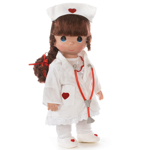 Loving Touch Nurse - Brunette - 12 inch doll