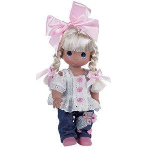 Cute as a Button - Blonde- 12" Doll