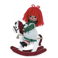 Rocking Raggedy Ann Christmas, 9 inch doll