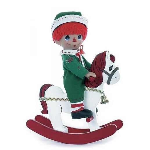 Rocking Raggedy Andy Christmas, 9 inch doll
