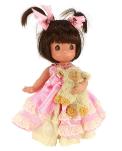 Pretty in Pigtails Brunette - 12" Doll