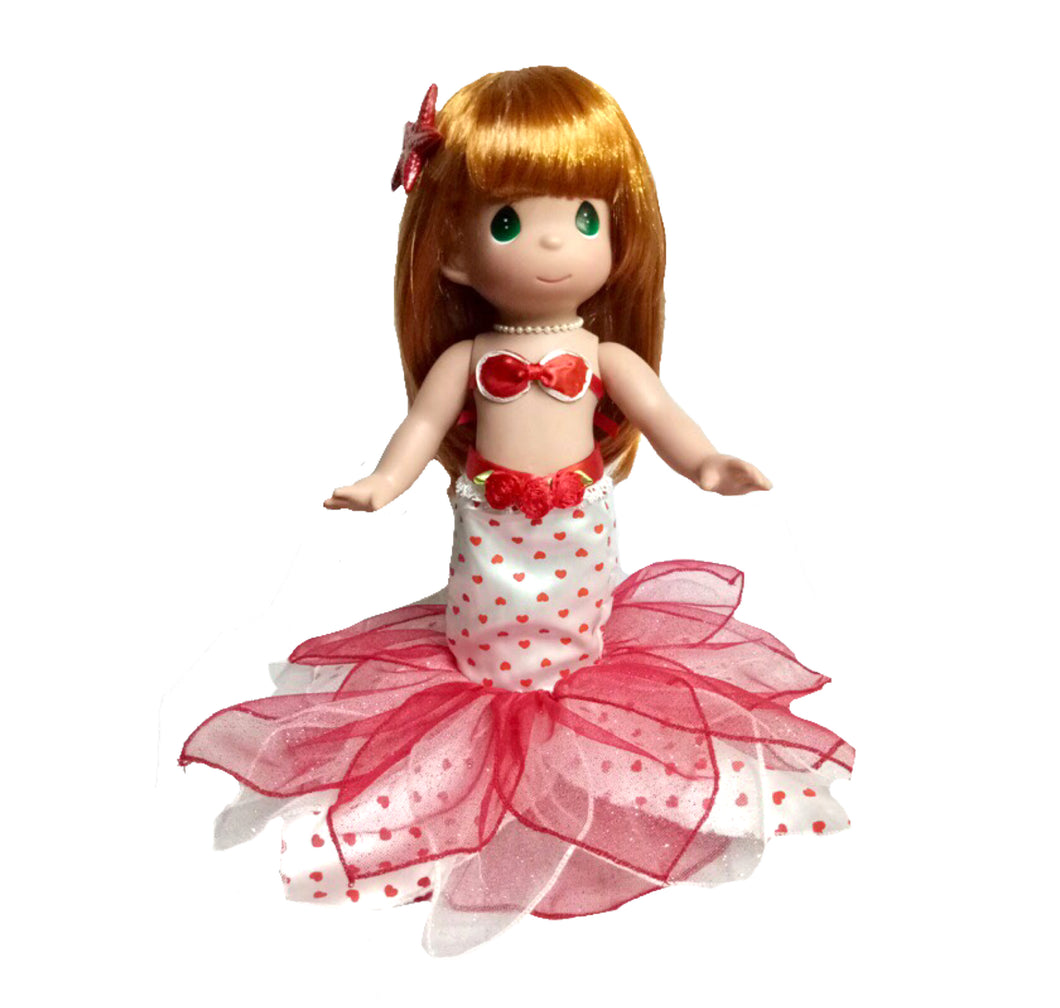 Valentine’s Mermaid - 12” Doll