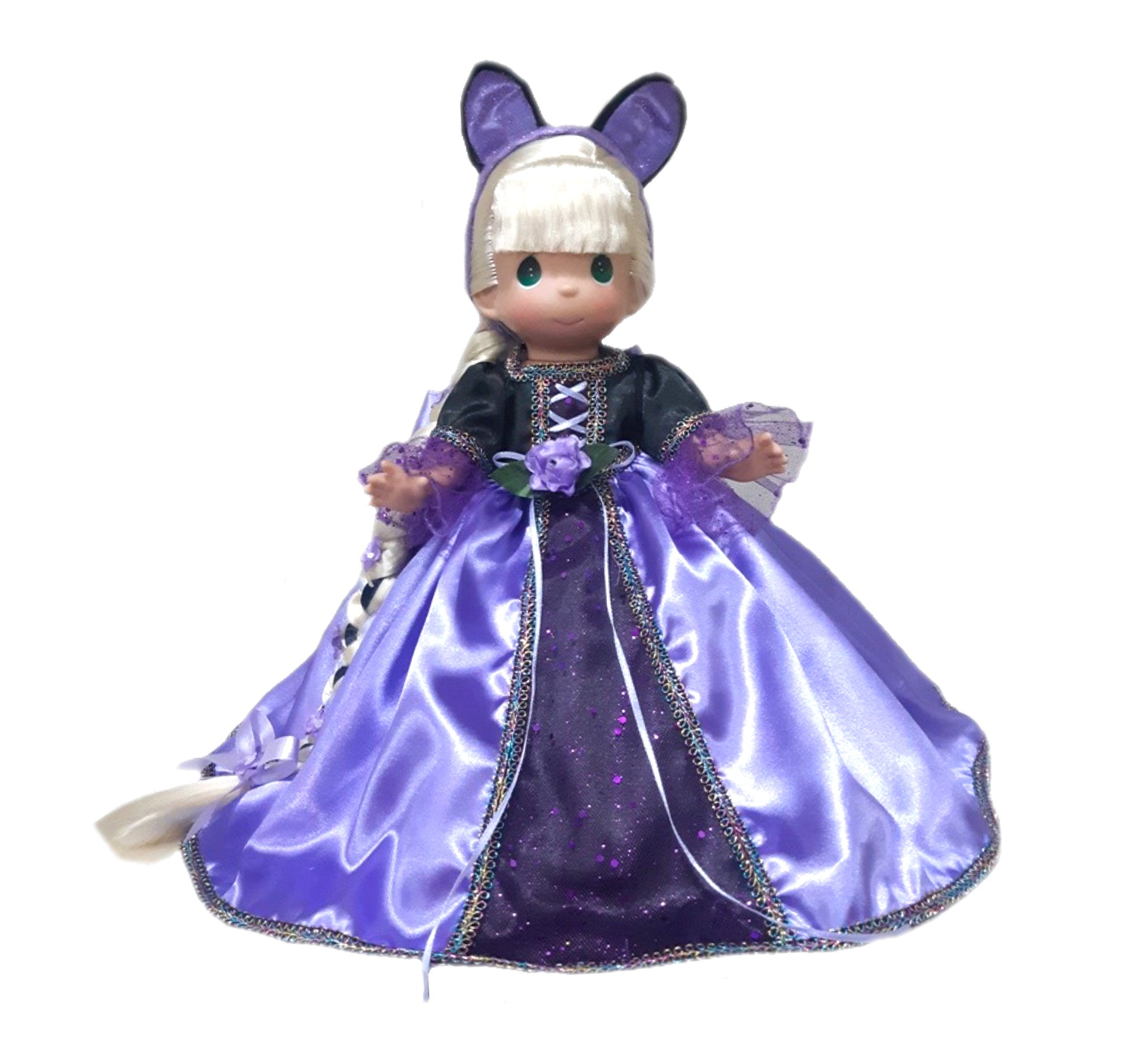 FALL Halloween Purple Cat Rapunzel - 12” Doll