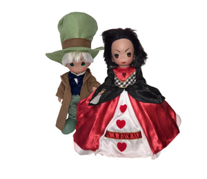 BLACK FRIDAY SPECIAL - Queen of Hearts and Mad Hatter - 12” Dolls