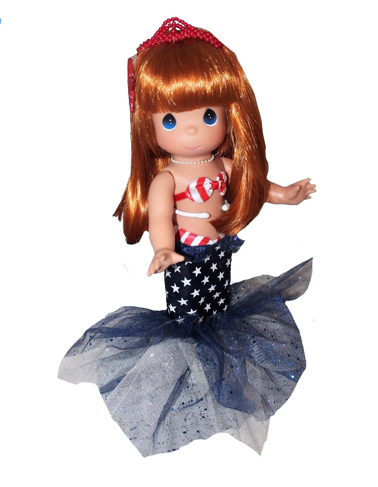 Patriotic Ariel Mermaid - 12” Doll